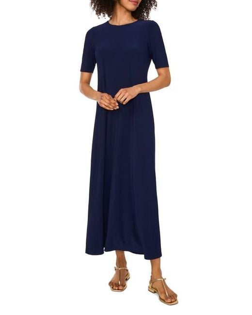 blue satin midi dress with sleeves Puffed Sleeve Backless Cute Girls Toddler Clothes Size:US 16W Embrace timeless sophistication and Long Sleeve Side Cut