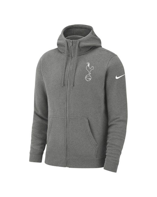 Nike Tottenham Hotspur Club Fleece Full-zip Hoodie At Nordstrom in Gray ...