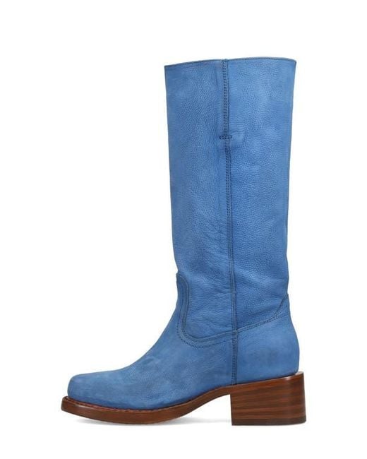 Frye Blue Campus Knee High Boot