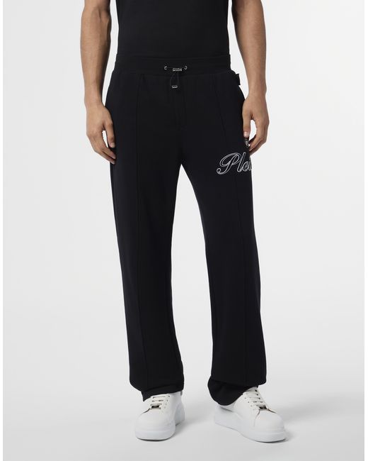 Philipp Plein Black Tracksuit Pants Basic for men