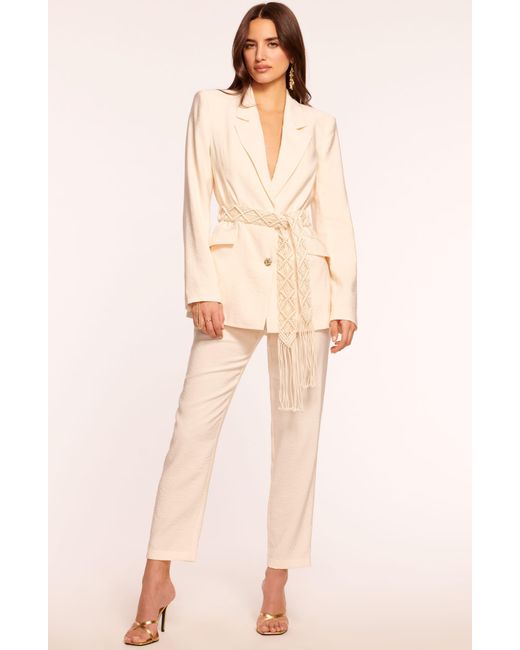 Ramy Brook Natural Marion Ankle Pants