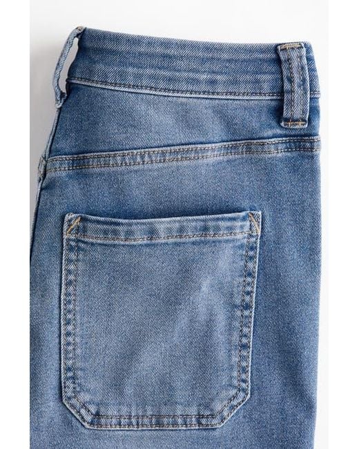 H&M Blue Flared High Jeans