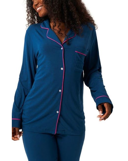 Stripe & Stare Blue Long Pyjama Set