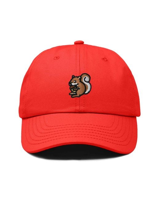 Alix Squirrel Embroidered Outdoor Cap for men