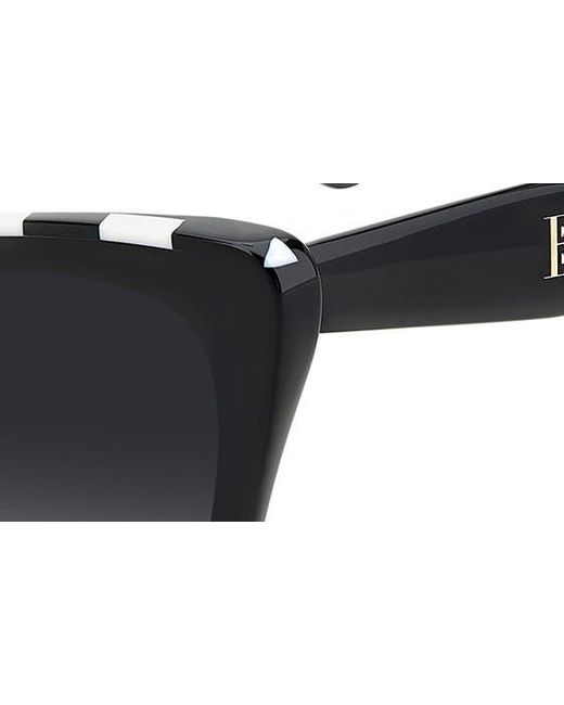 Carolina Herrera Black 55mm Cat Eye Sunglasses