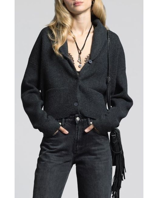 black shawl cardigan women's