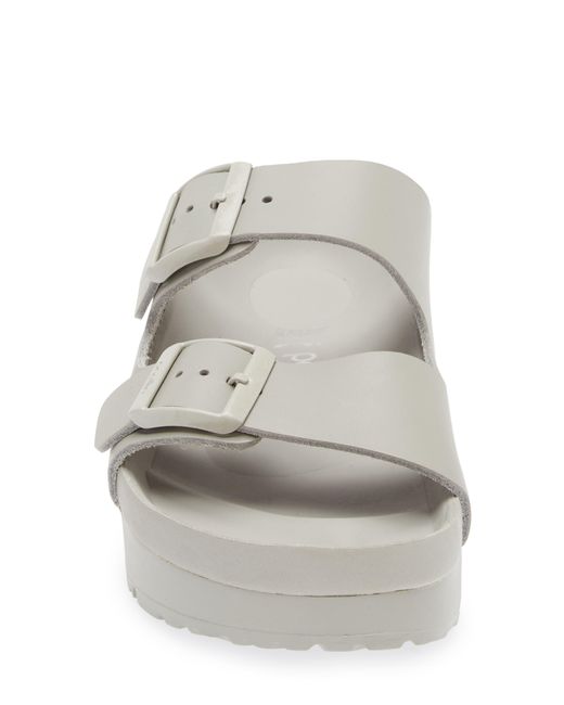 Birkenstock Gray Papillio By Arizona Flex Exquisite Platform Sandal
