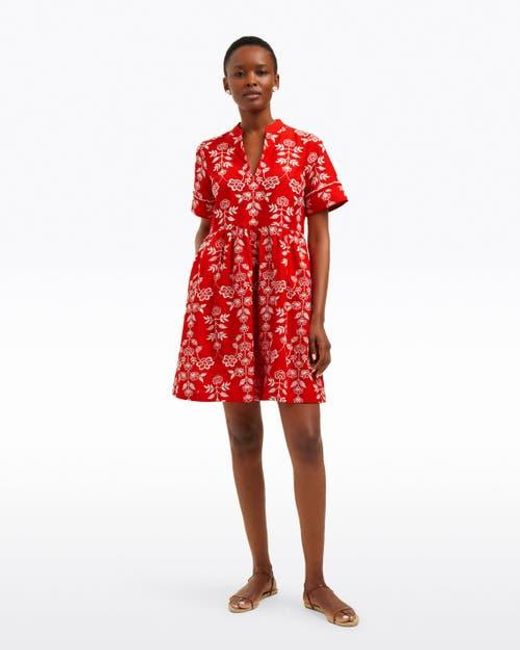 Draper James Simone Embroidered Mini Dress