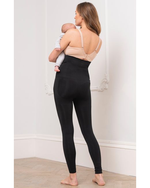 Seraphine Black Postpartum Shaping leggings