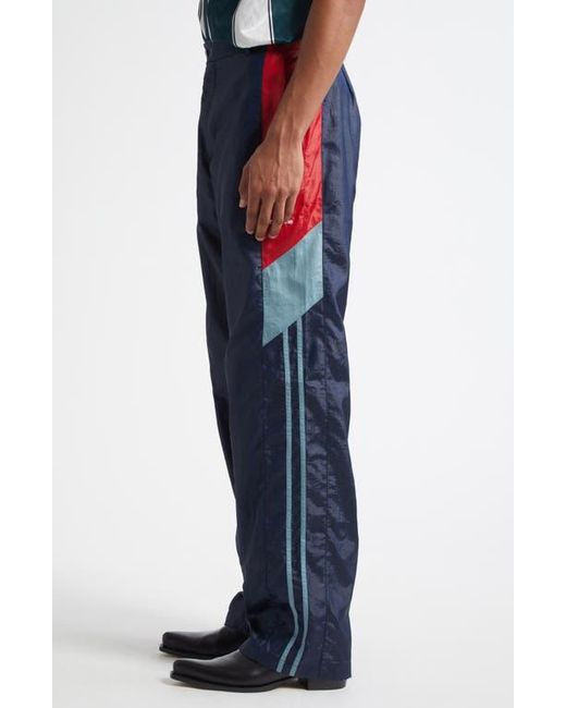 Martine Rose Blue Nylon Track Pants for men