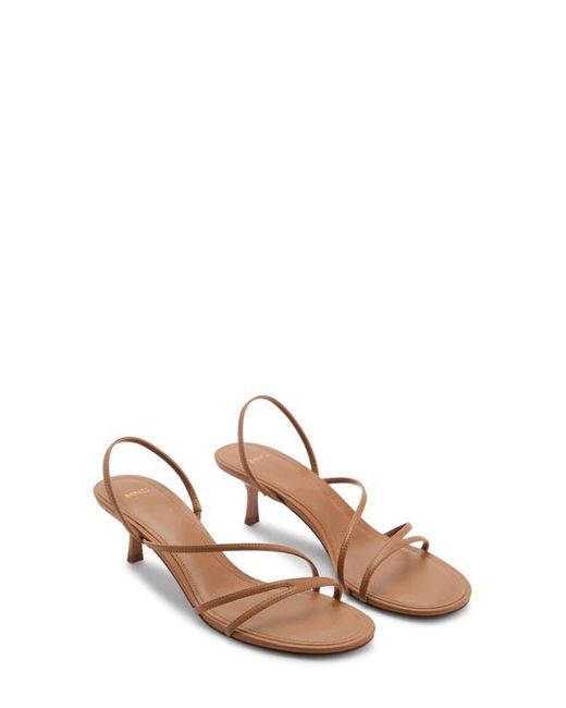 Mango Multicolor Slingback Kitten Heel Sandal