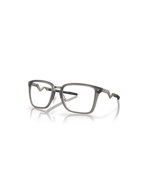 Oakley Gray 54Mm Rectangle Optical Glasses for men