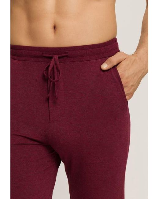 Hanro Red Casuals Drawstring Pant for men