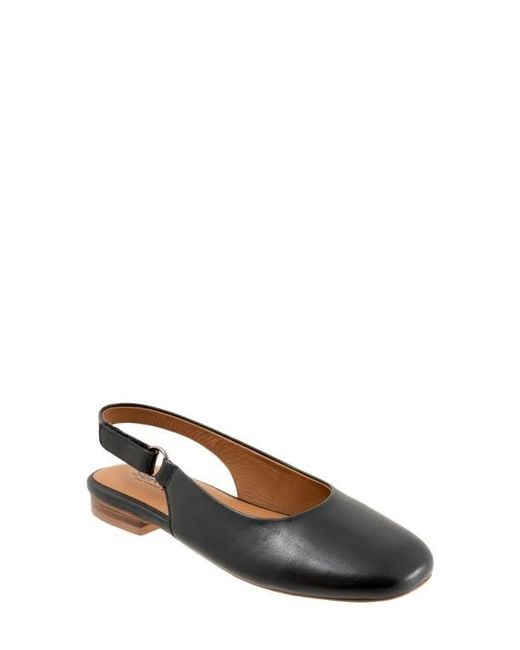 Softwalk® Blue Katy Slingback Flat