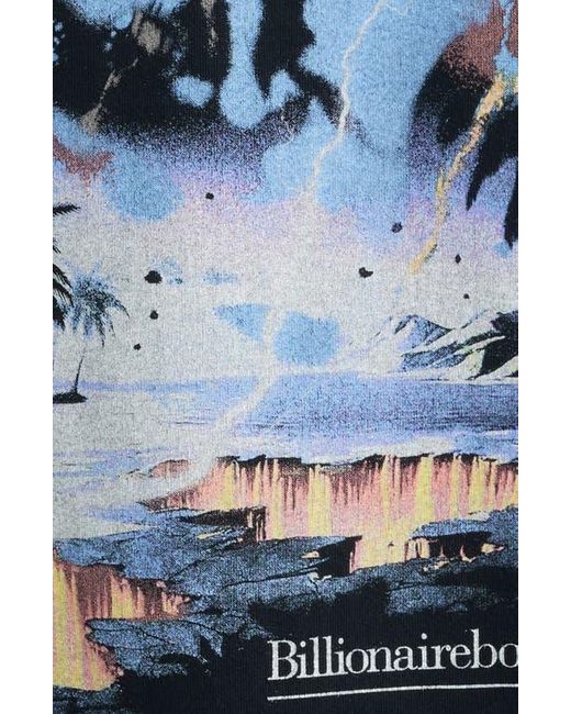 BBCICECREAM Blue Bb Beyond Reversible Graphic T-Shirt for men