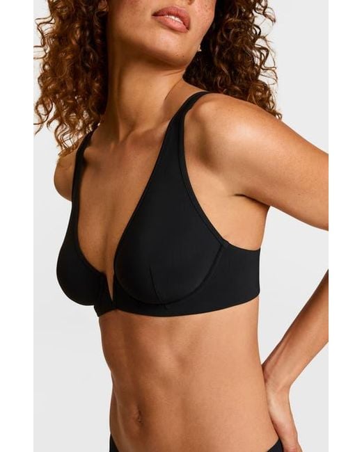Commando Black Classic Plunge Underwire Bra