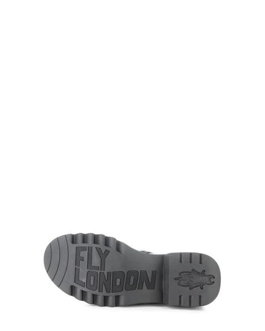 Fly London Gray Mufe Platform Wedge Bootie