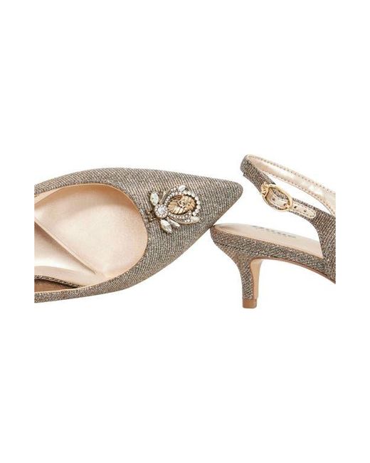 Dune Multicolor Context Pointed Toe Slingback Pump