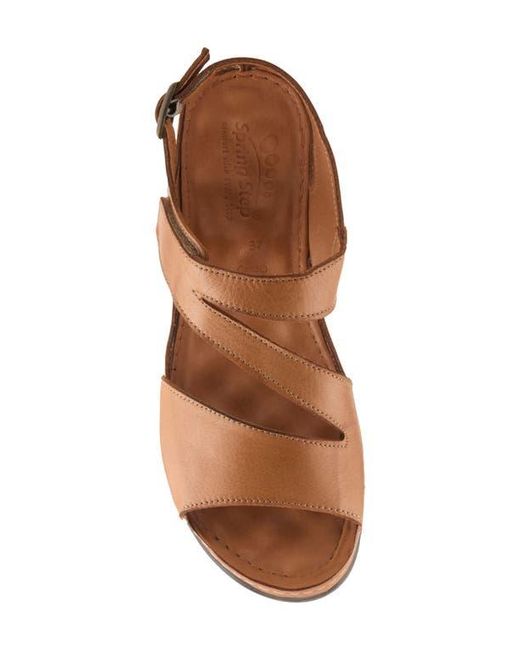 Spring Step Brown Griggs Platform Sandal