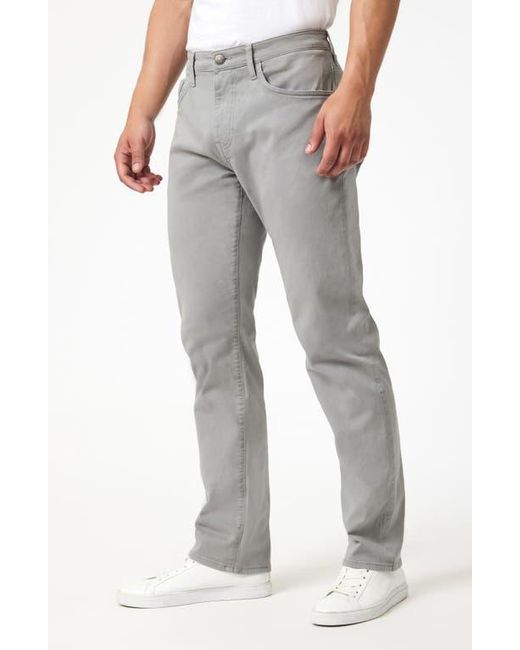 Mavi Gray Zach Straight Leg Casual Twill Pants for men