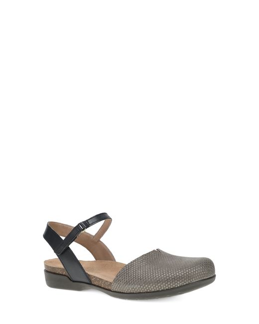 Dansko White Rowan Flat