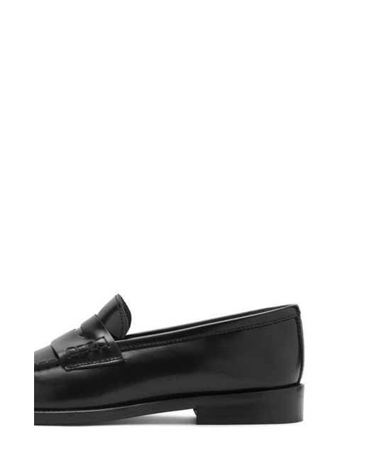Mango Black Penny Loafer