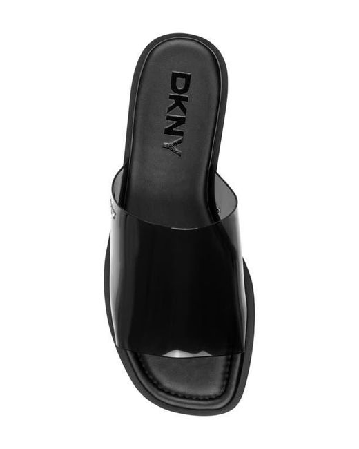 DKNY Black Cataline Slide Sandal