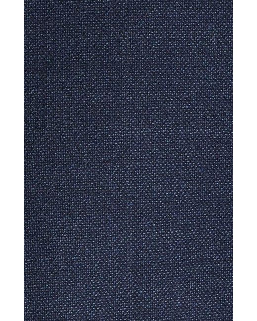 Jack Victor Blue Woodland Stretch Wool Sport Coat With Removable Hooded Bib for men