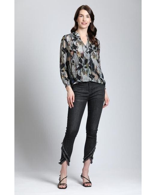 Apny Black Printed Top