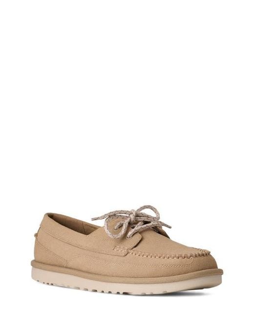 Ugg Brown Deckmel Boat Shoe for men