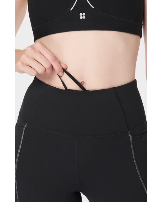 Sweaty Betty Blue Therma Boost Pocketed 7/8 Running Leggings