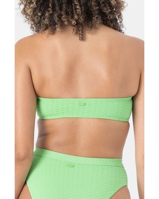 Roxy Green Haleiwa Bandeau Bikini Top