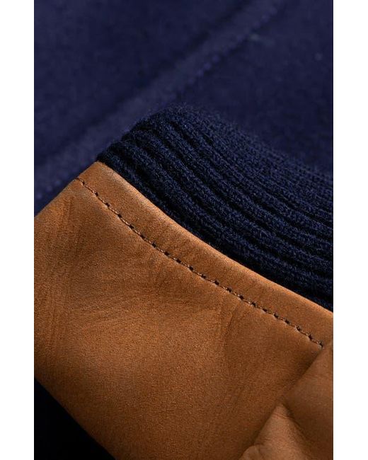 Last Wolf Blue Baker Mount Varsity Jacke for men