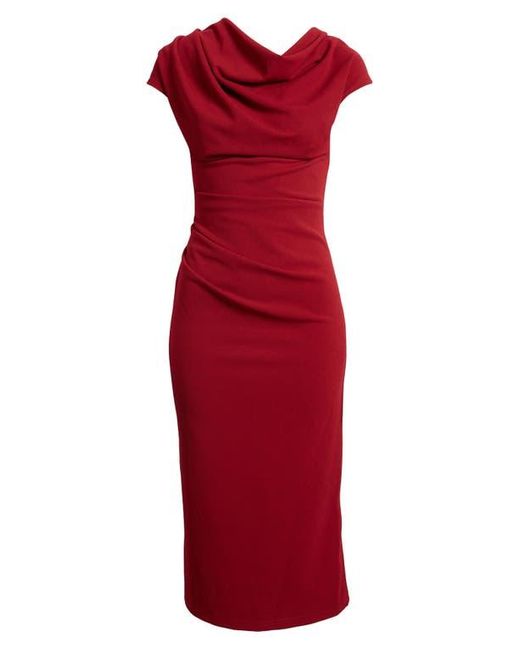 sleeveless knit dresses Black Knit Dress Midi Length High Neck Sleeveless