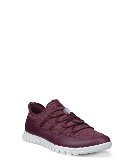 Ecco Purple Gruuv Lite Sneaker
