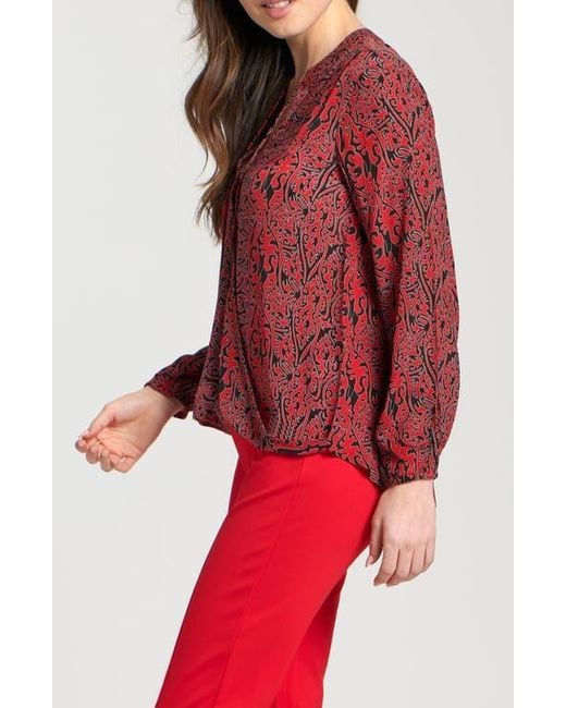 Apny Red Printed Top