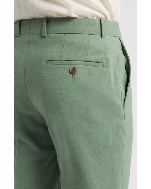 Nordstrom Green Henrik Trim Fit Solid Stretch Wool Suit Pants for men