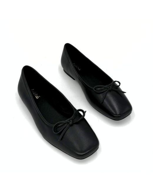 Amie Rafa Black Madrid Ballet Flats