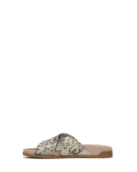 Vionic Gray Etna Crossover Slide Sandal