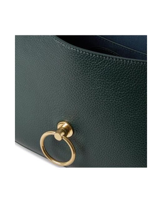 Mulberry Green Amberley Leather Shoulder Bag