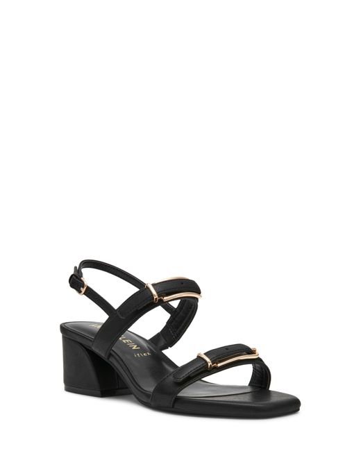 Anne Klein Black Merida Slingback Sandal