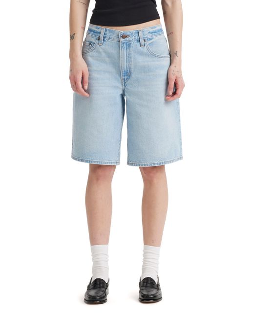 Levi's Blue baggy Dad Shorts
