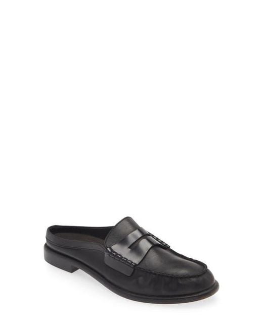 Rag & Bone Gray Carter Penny Loafer Mule