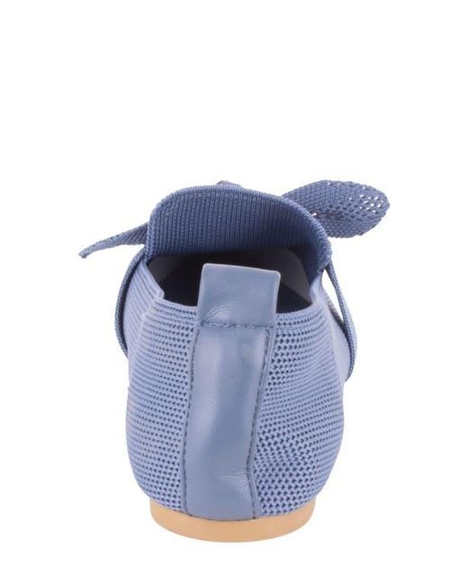 Tahari Blue Venice Flat