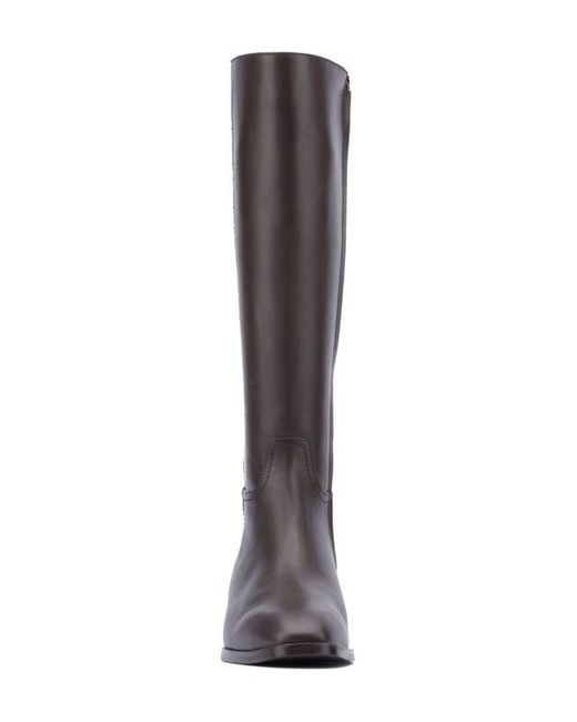 Aquatalia Brown Ricarda Weatherproof Knee High Boot