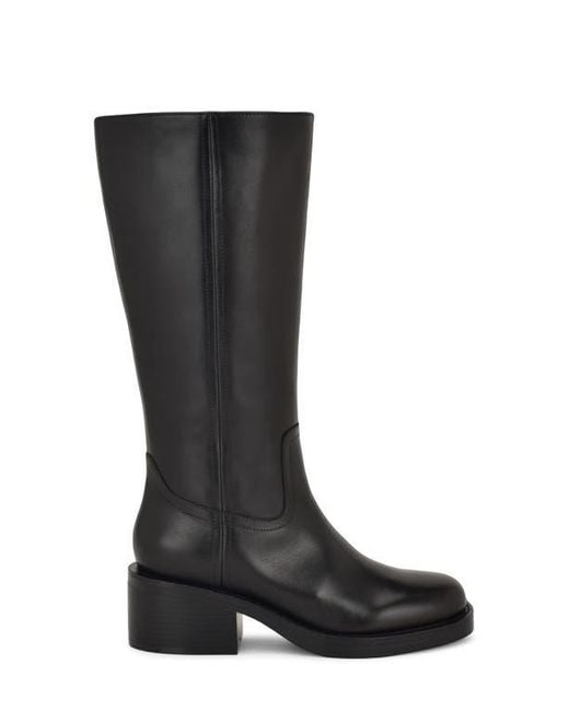 Nine West Black Broklyn Block Heel Boot