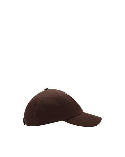 Burberry Thistle Shield Gabardine Baseball Cap in Brown for Men Lyst