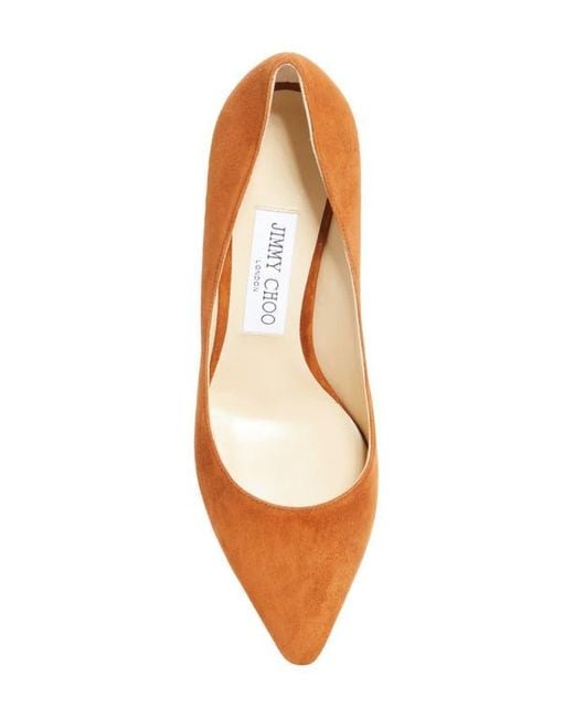 Jimmy Choo Brown Romy Pointed Toe Pump