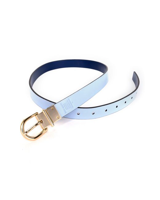 Kate Spade Blue Reversible Belt