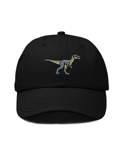 Alix Black Velociraptor Dad Cap for men
